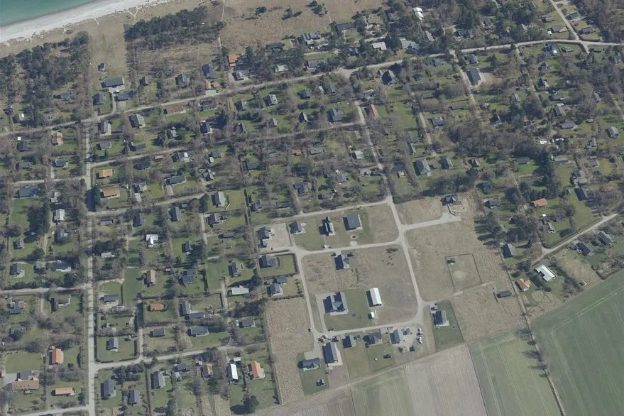 Aerial - Development Plot with Beach Access on Northern Samsø
