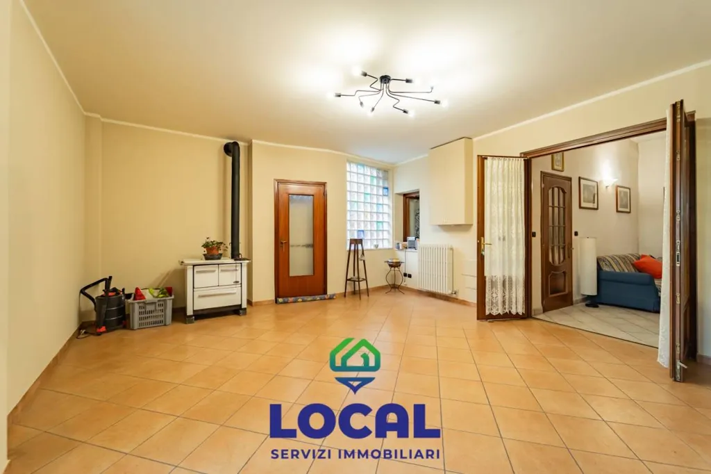 Séjour - Apartment with Private Garden in Murazzo