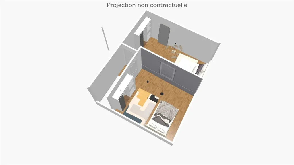 Plan - Appartement 2 Chambres avec Entrée Indépendante à Vise