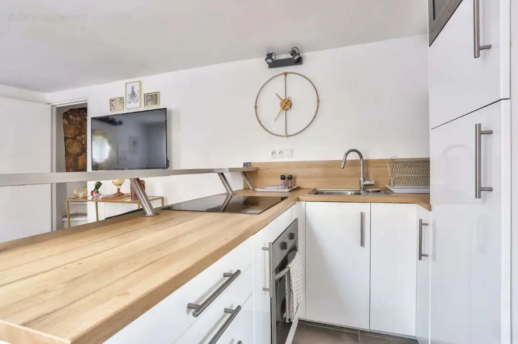 Köök - Studio with Balcony near Nice Beaches