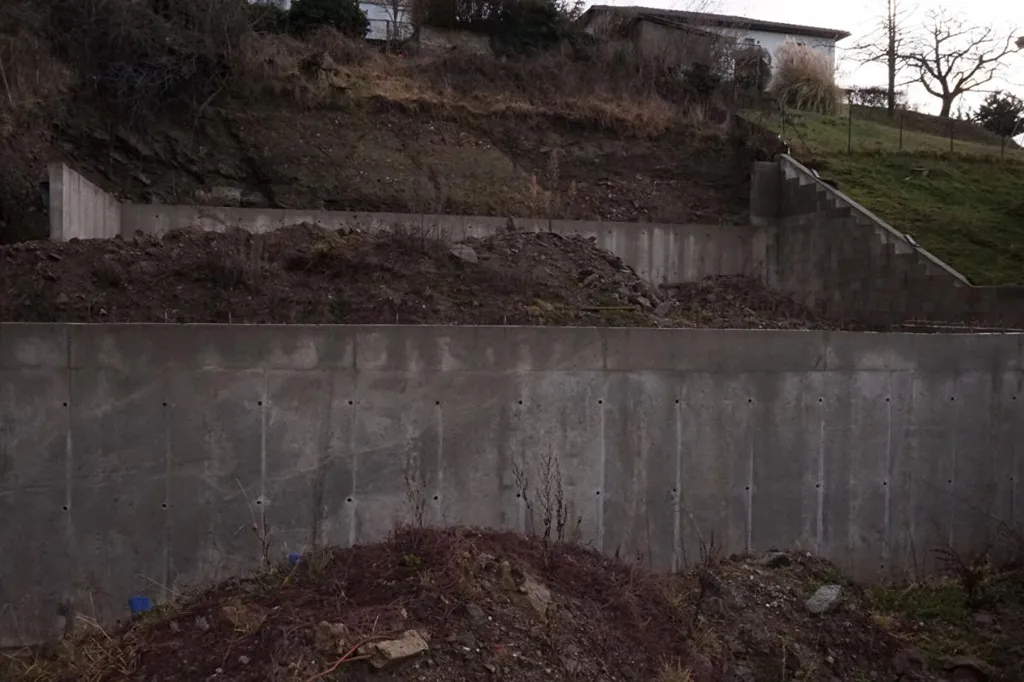 Garden - Viabilised Building Land with Permitted Project in Unieux