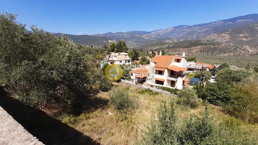 Vue aérienne - Plot for Construction with Forest View in Amfissa