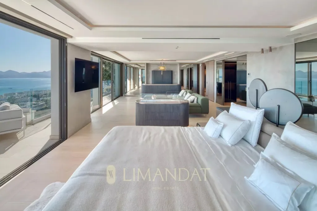 Chambres - Villa de luxe avec vue mer à Cannes