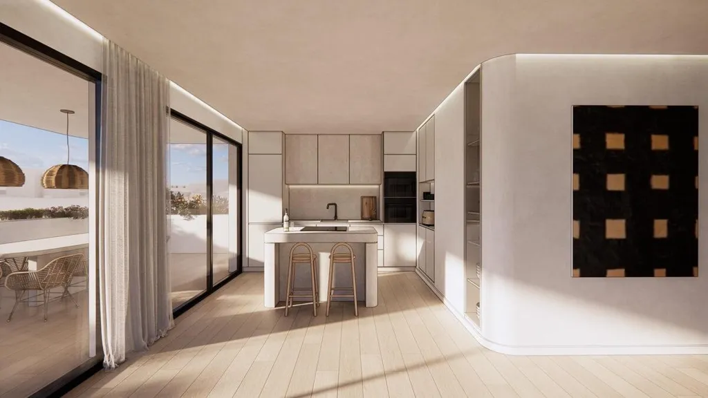 Köök - 1-Bedroom Apartment with Pool in Estepona Centre