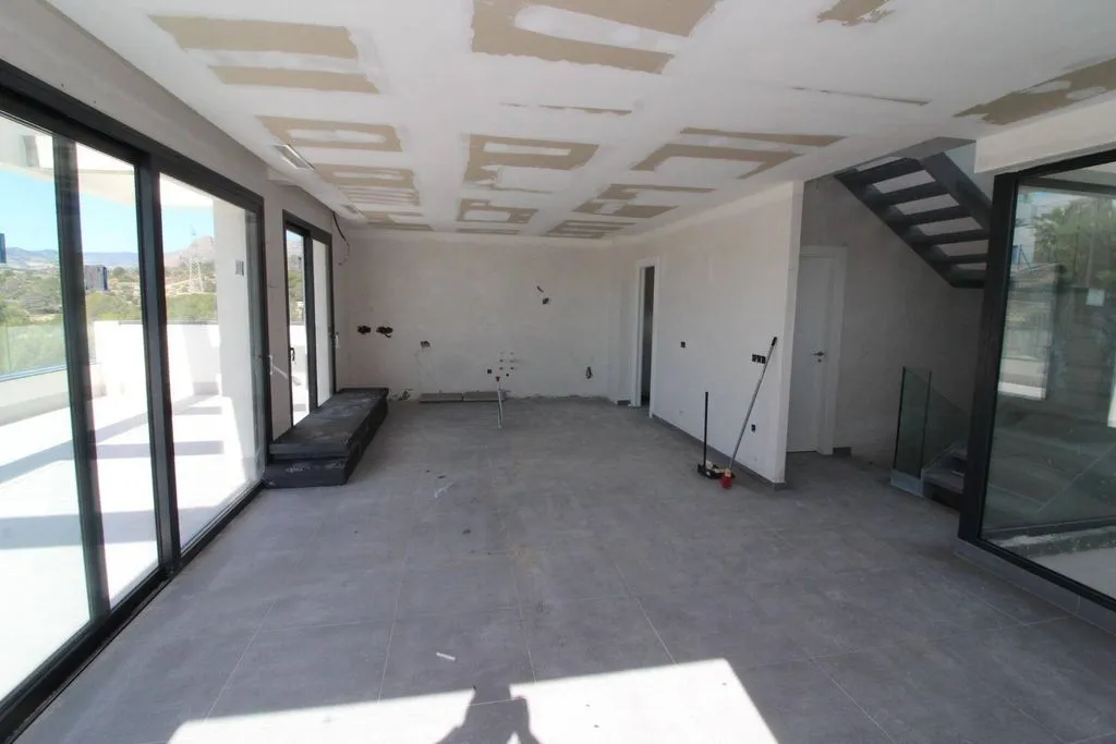 Living Room - Luxury Villa with Sea View in Finestrat