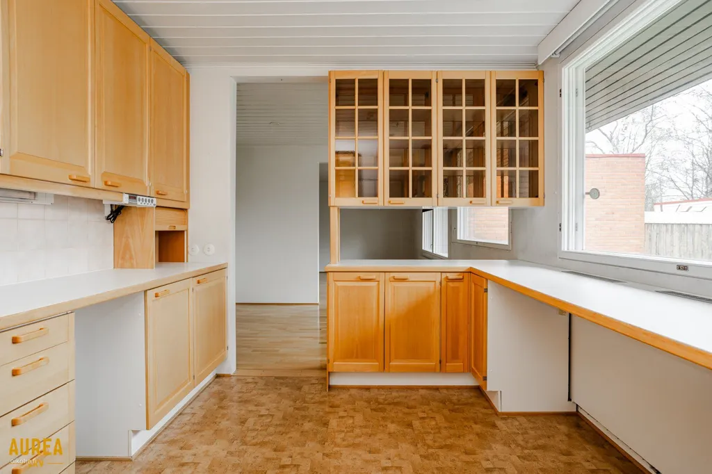 Köök - 70s House with Sauna in Koskela