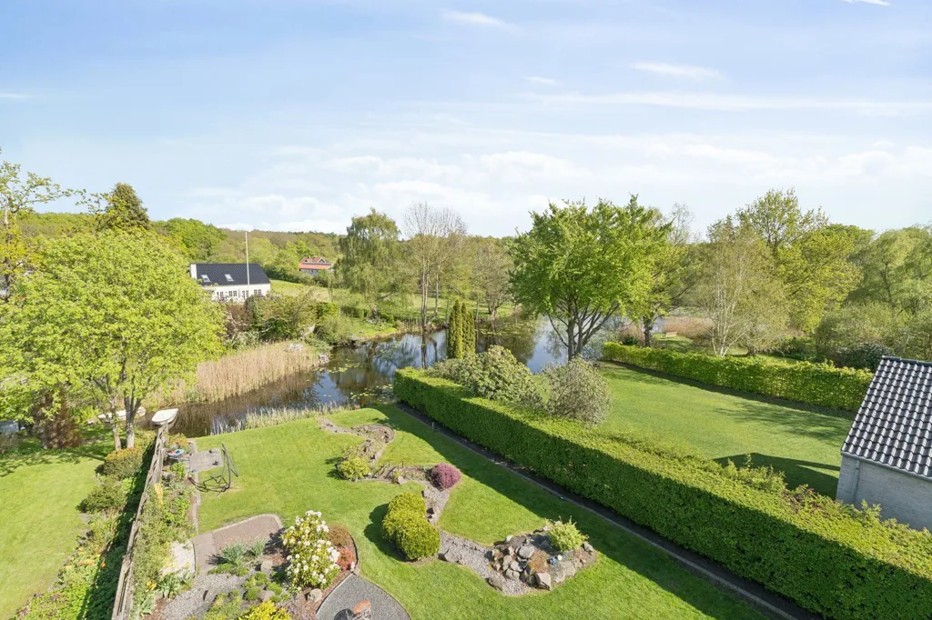 Vue aérienne - 1947 Villa with Garden in Allerød