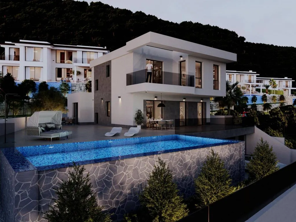 Piscina - Villa con vistas al mar en Finestrat