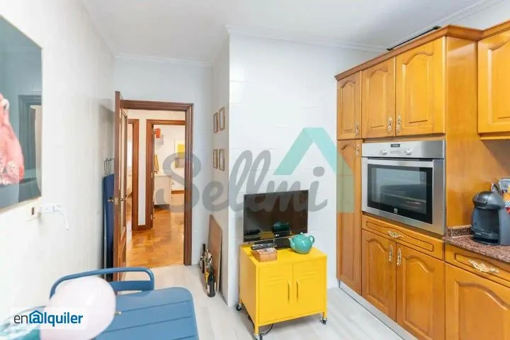Köök - Furnished Apartment with Sea View in Gijón
