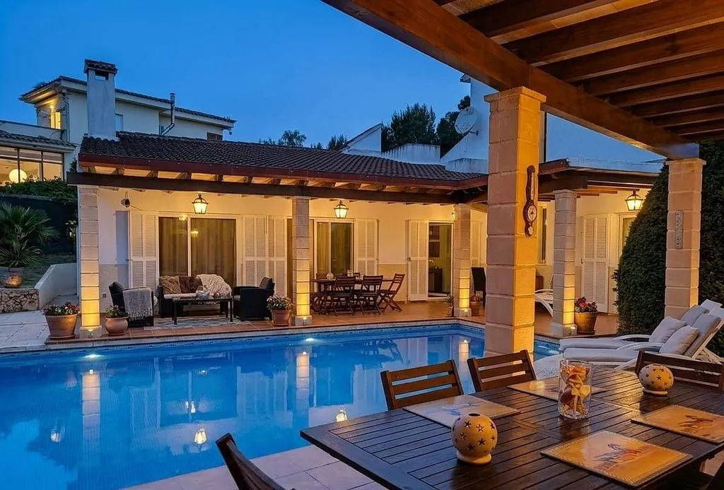 Piscina - Chalet with Pool and Terrace in Cala Murada