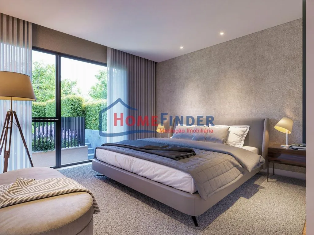 Bedrooms - Contemporary House with Pool in Braga