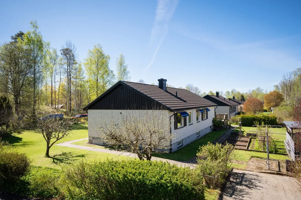 Vista aerea - 1-Storey Villa with Corner Plot in Brämhult