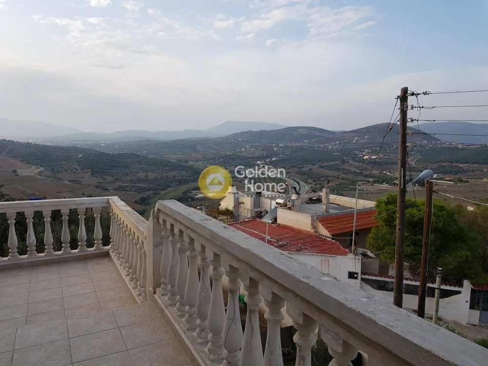 Balcon - Two-Storey Villa with Sea View in Keratea