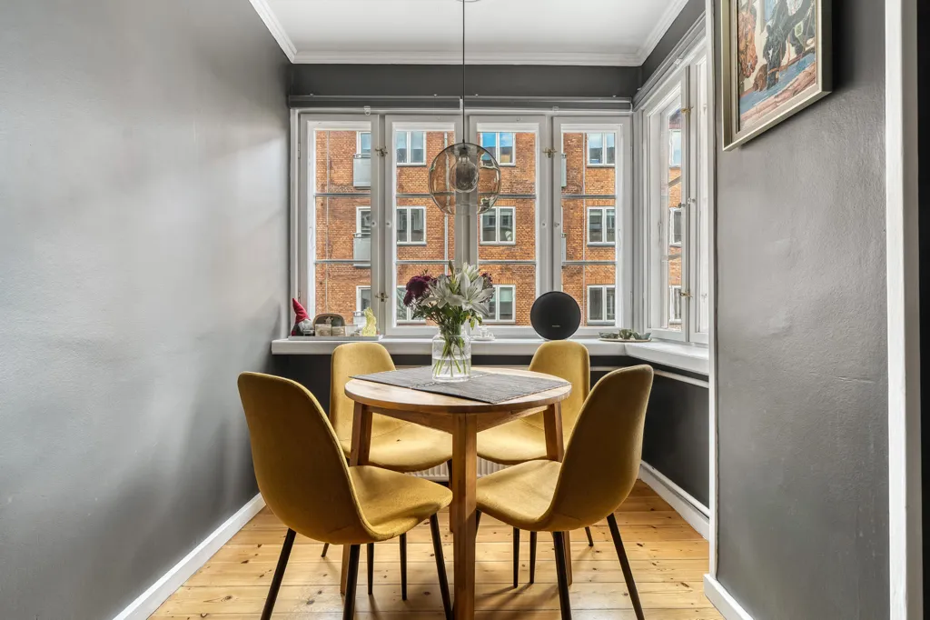 Sala da pranzo - Condo with Garden Access in Hillerød