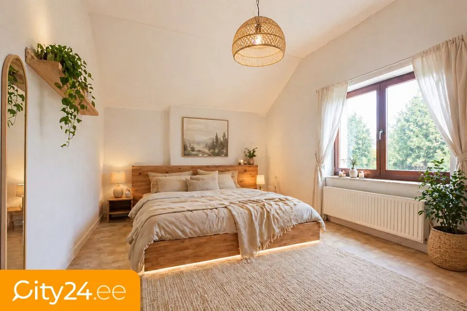 Bedrooms - Family House with Potential in Dobelnieki