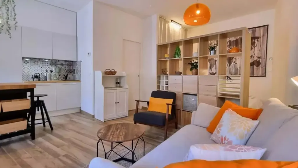 Séjour - Appartement 1 pièces à IT