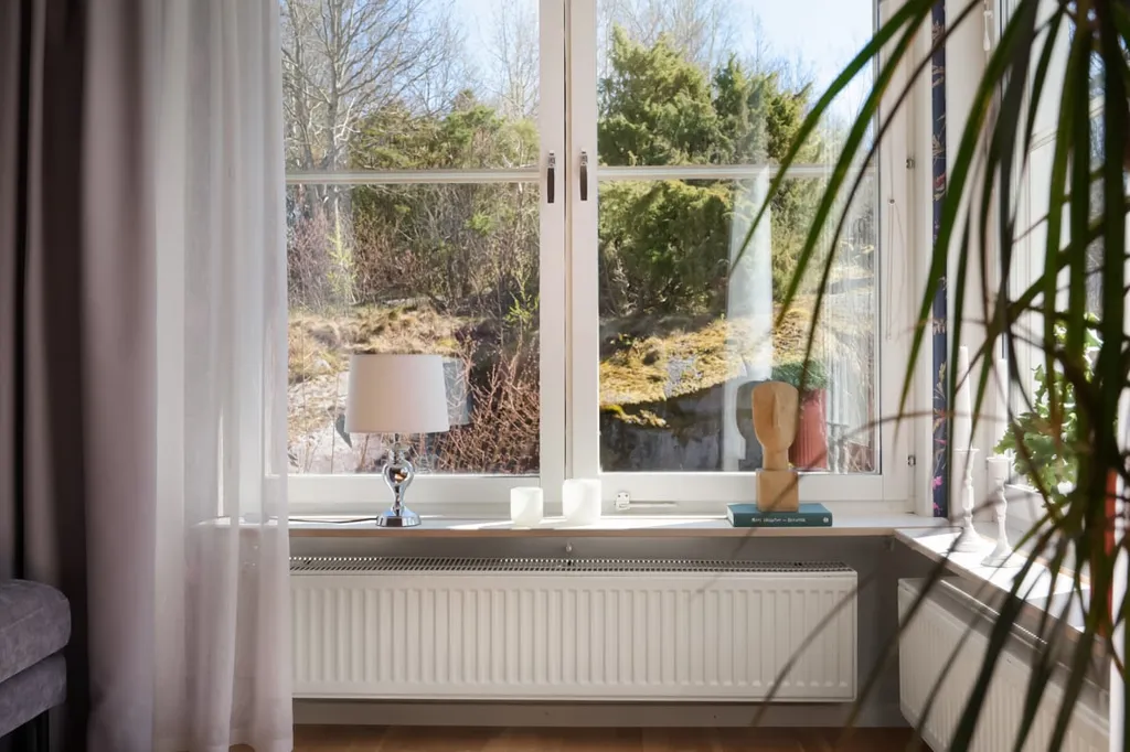 Séjour - Terraced House with Balcony in Ytterby