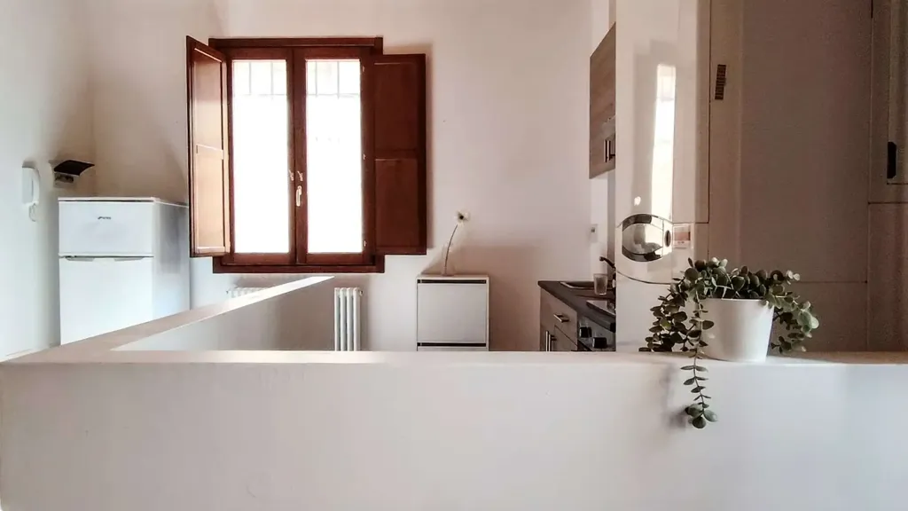 Köök - Studio with Private Courtyard in Cento