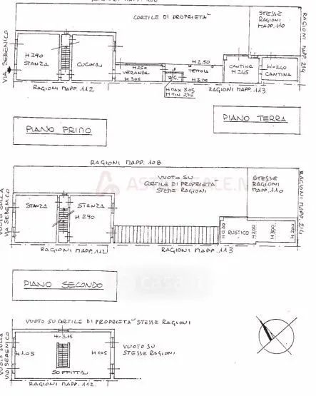 Plan - Three-Storey House with Private Courtyard in Bonemerse