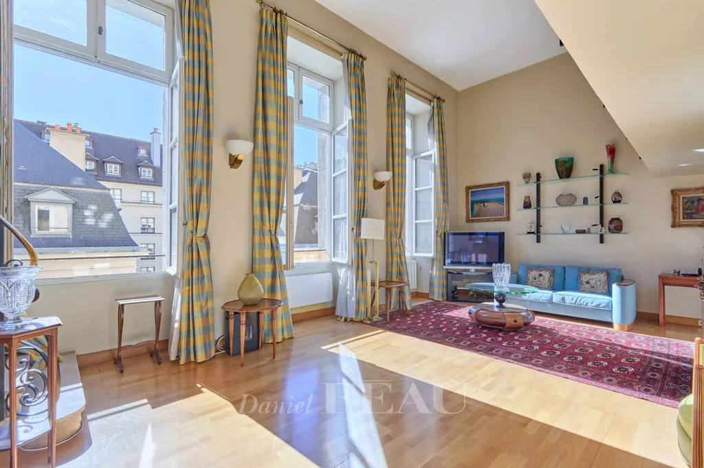 Séjour - Appartement de Prestige Rue de Turenne, Paris 4ème