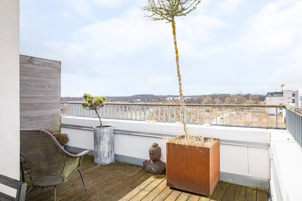 Terrasse - Modern Two-Bedroom Flat with Dual Terraces in Malmö