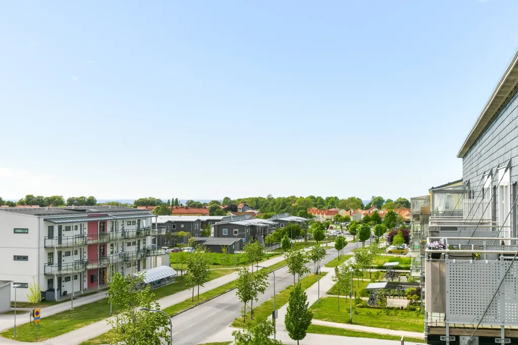 Vue aérienne - Apartment with Sea View in Visby