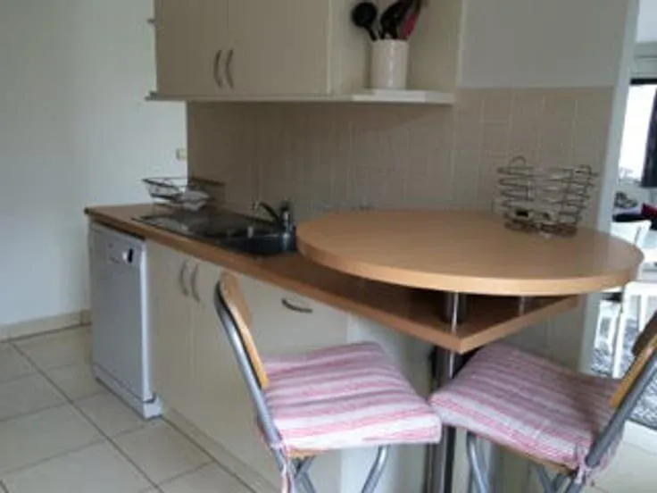 Köök - Bright Flat with Terrace in Bruyères, LLN