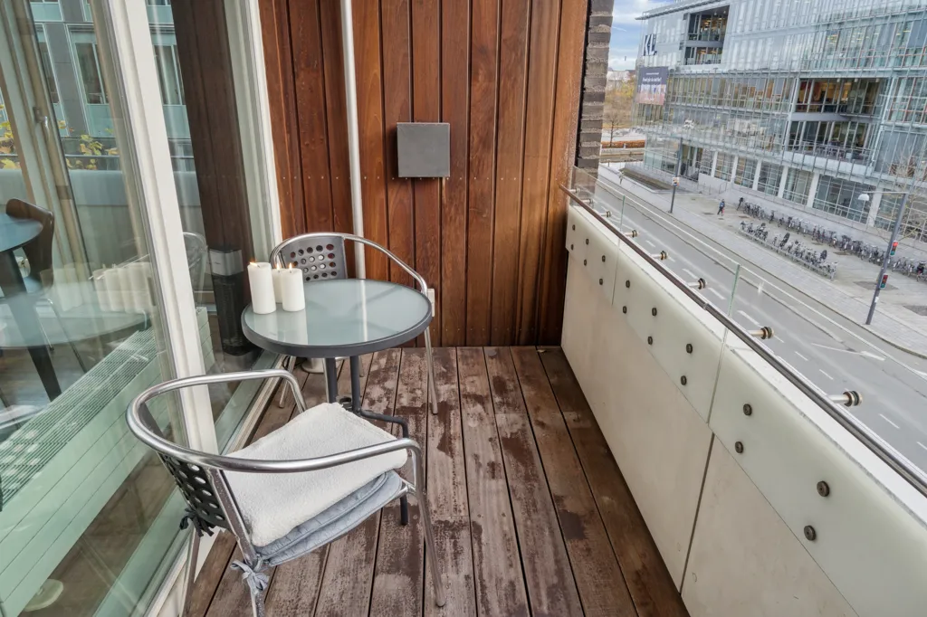 Balcon - Apartment with Three Balconies in Copenhagen S
