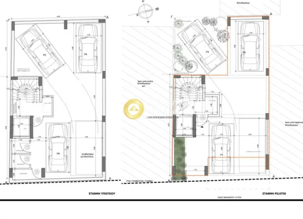 Planimetria - Modern Flat with Balcony in Gazi - Pedion Areos
