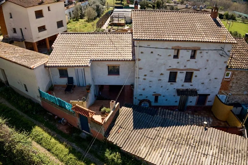Vue aérienne - Rustic Masía with Equestrian Facilities in L'Ametlla del Vallès