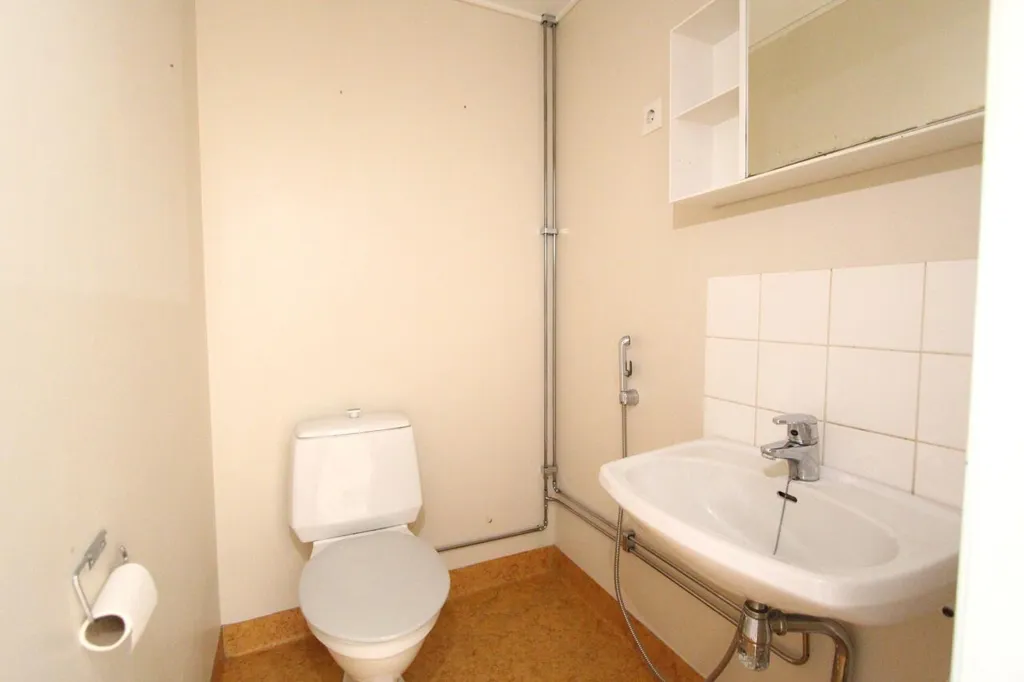 Salles de bain - Modernised Flat with Sauna in Pattijoki