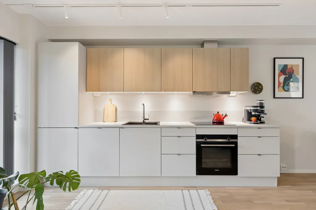 Kitchen - Modern Flat with Lift and Garage in Karmøy