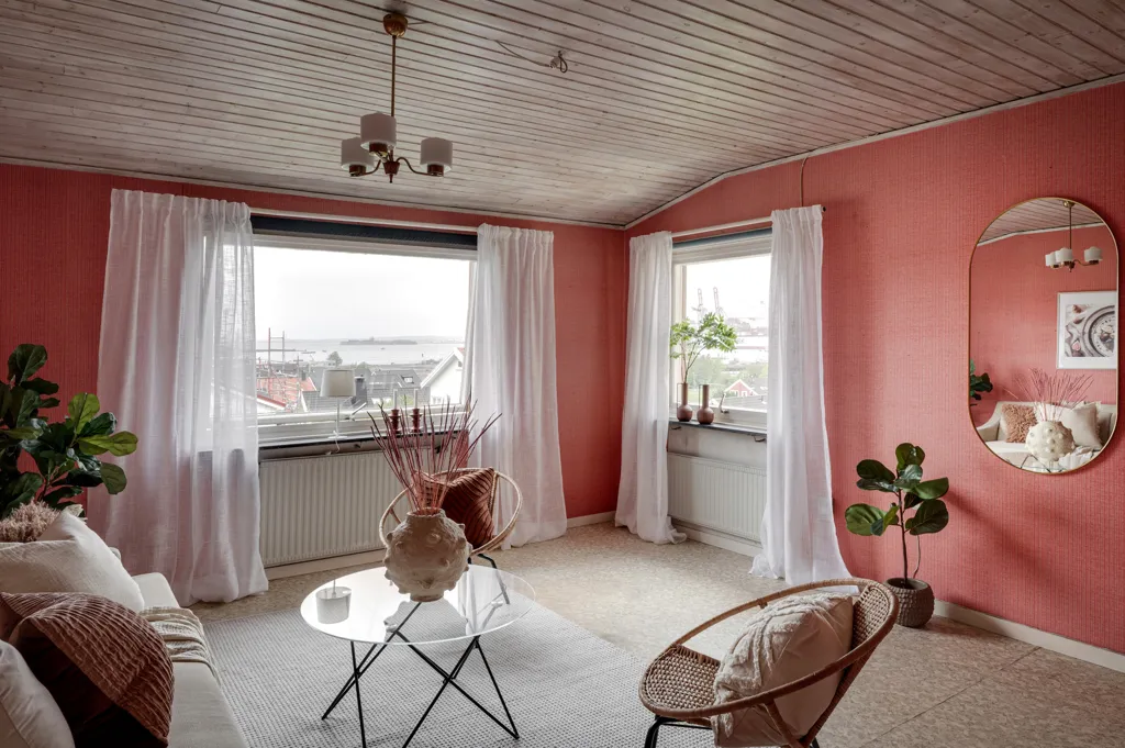 Séjour - Villa with Harbour View in Gothenburg