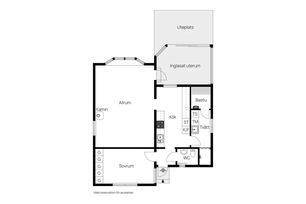 Plan - Villa with Garden and Solarium in Vilshärad