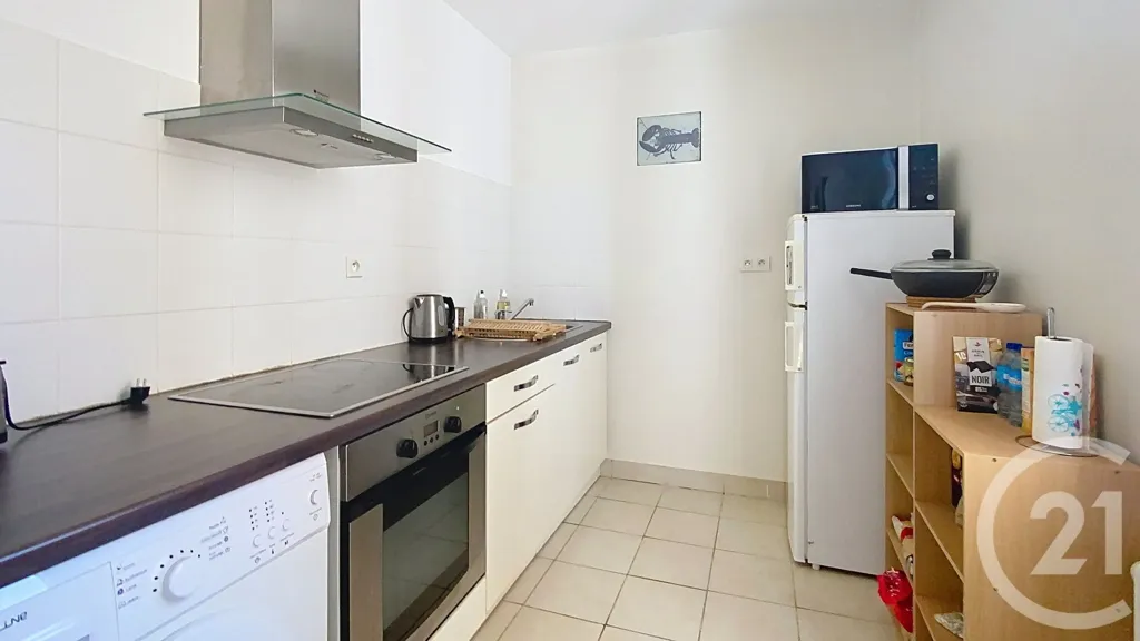 Cuisine - Appartement T3 avec Hauteur sous Plafond à Saint-Malo