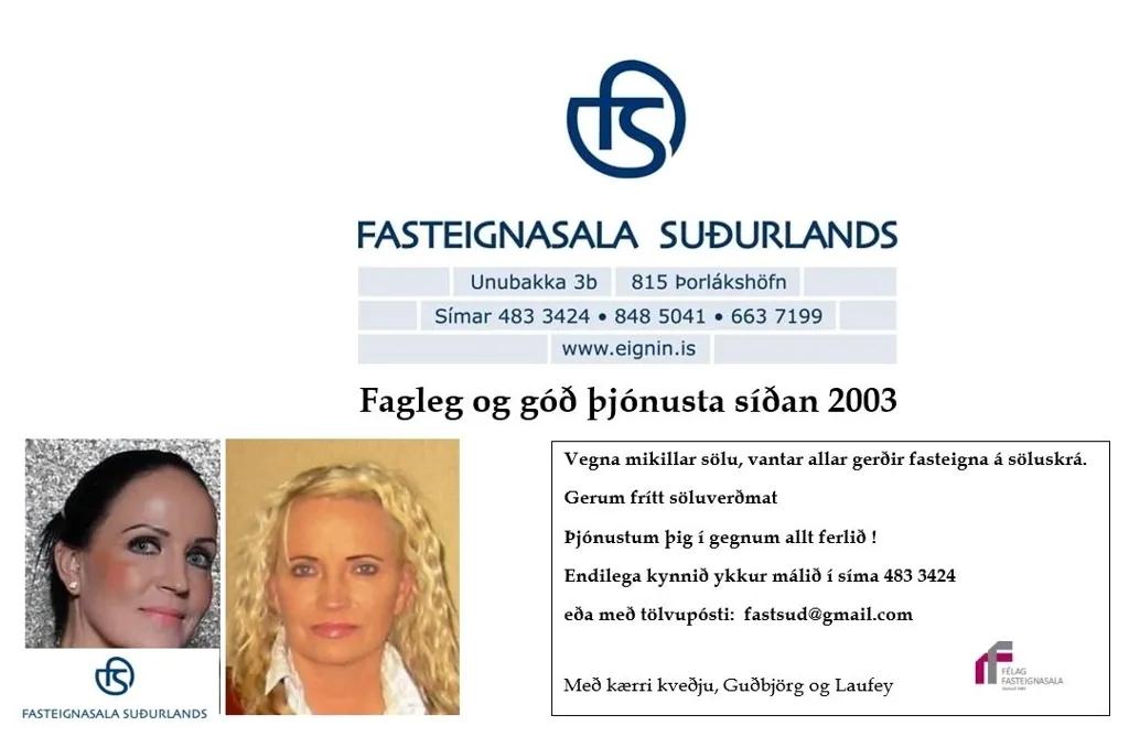 Kinnisvara asukohas Þorlákshöfn