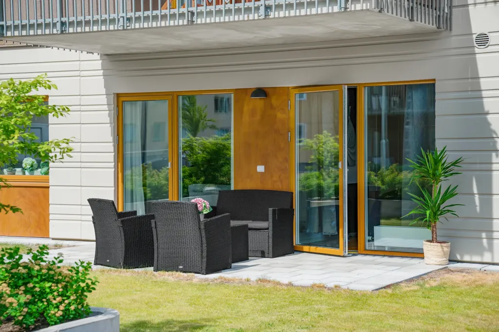 Terrass - Modern Flat with South-West Terrace in Norrköping