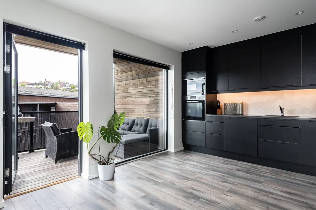 Cuisine - Modern Flat with South Terrace in Hannestad