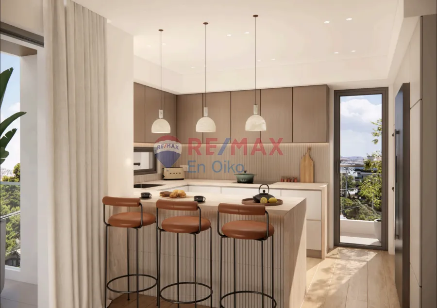 Cuisine - Modern Villa with Sea View in Varichia, Athens