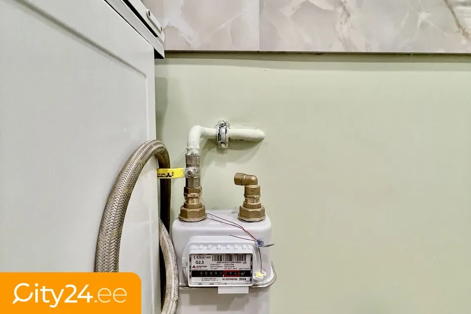 Utility Room - Renovated Flat with Balcony in Narva