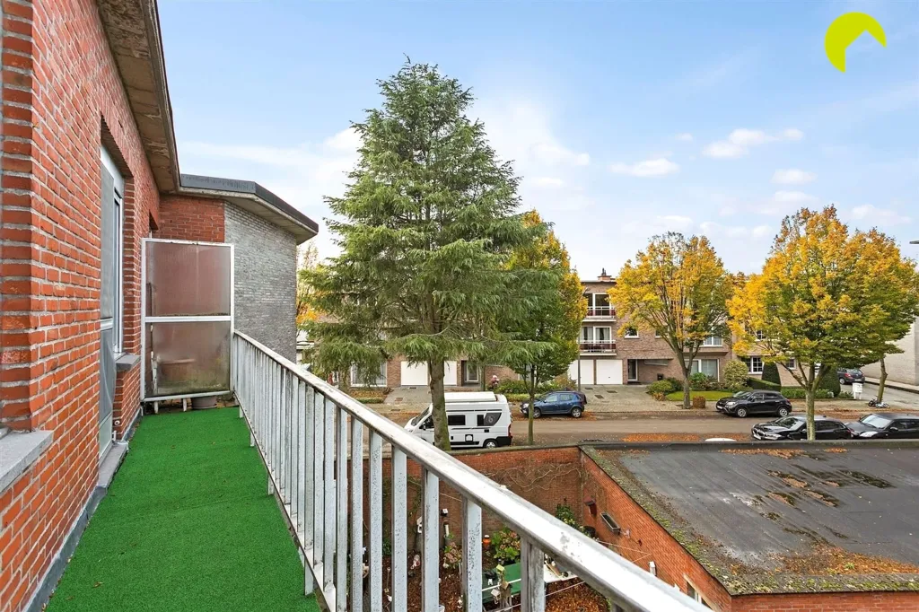 Balcony - 2-Bed Apartment with Terrace in Central Mortsel