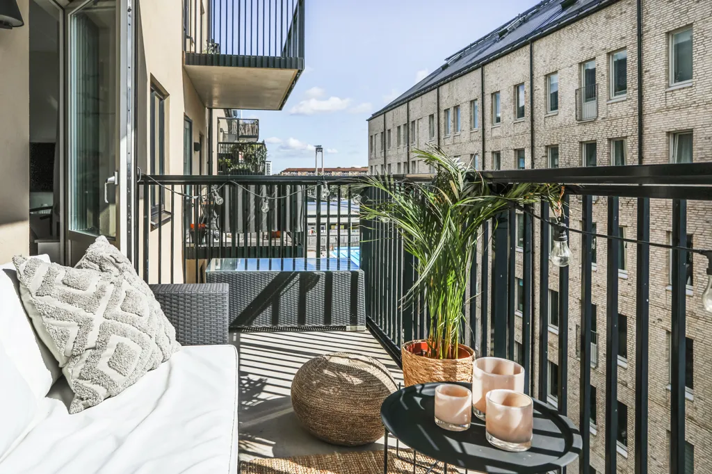 Rõdu - Modern Flat with South-Facing Balcony in Göteborg
