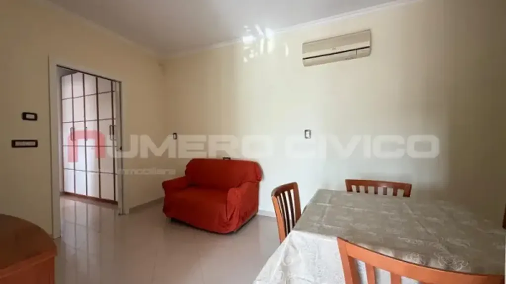 Dining Room - Furnished Flat with Balcony in Foggia