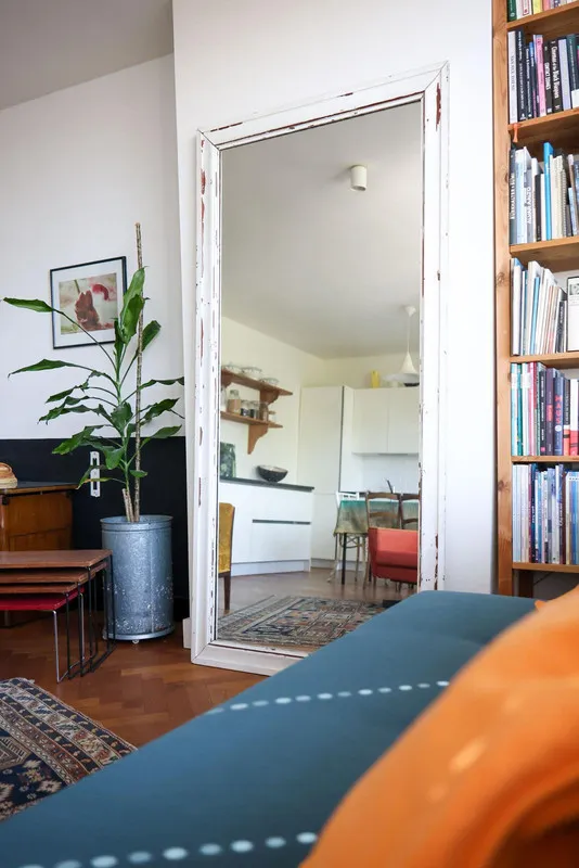 Séjour - Galerij Flat with Balcony in Rubroek, Rotterdam