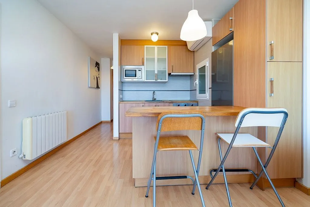Kitchen - 1-Bed Apartment with Pool in Cala Major