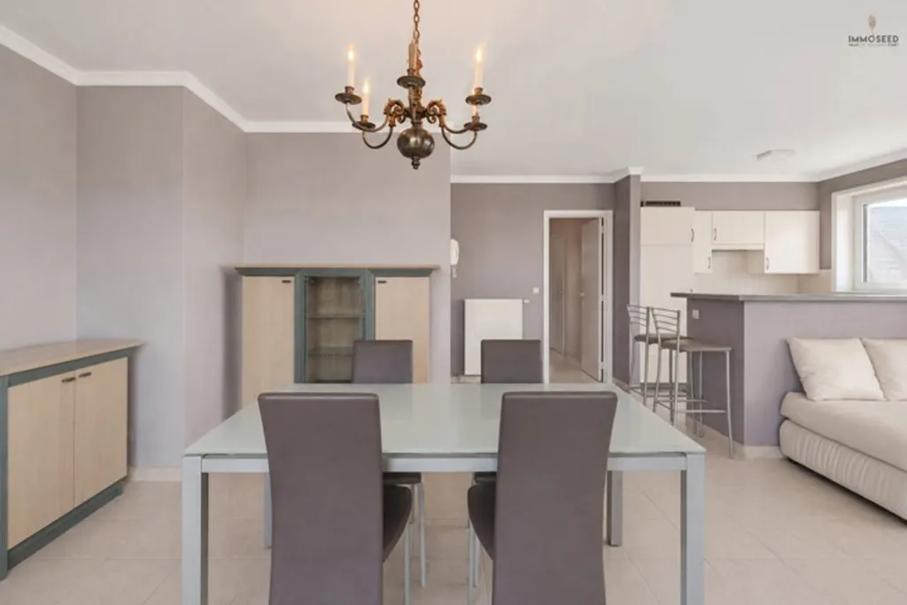 Söögituba - Bright Corner Apartment with Terraces in Ichtegem