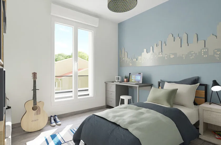 Camere da letto - New 4-Bedroom House with Garage in Écharcon