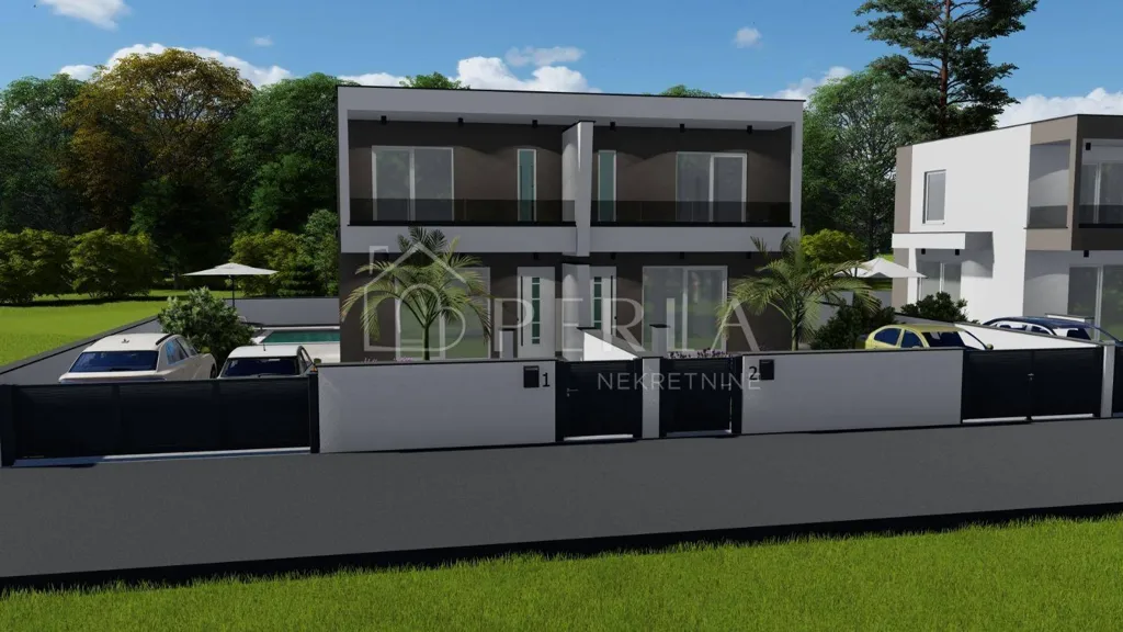 Modern Duplex with Pool near Zadar