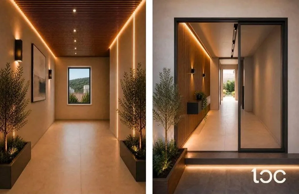 Hallway - Luxury Penthouse with Sea View in Budoni