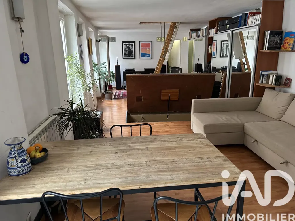 Séjour - Appartement Duplex dans un Cadre Calme à Pantin